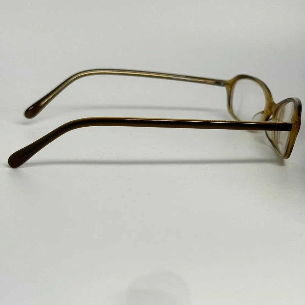 Bulova Aurora Eyeglasses Demi Sand Brown Oval Frames 51-18-140 23606